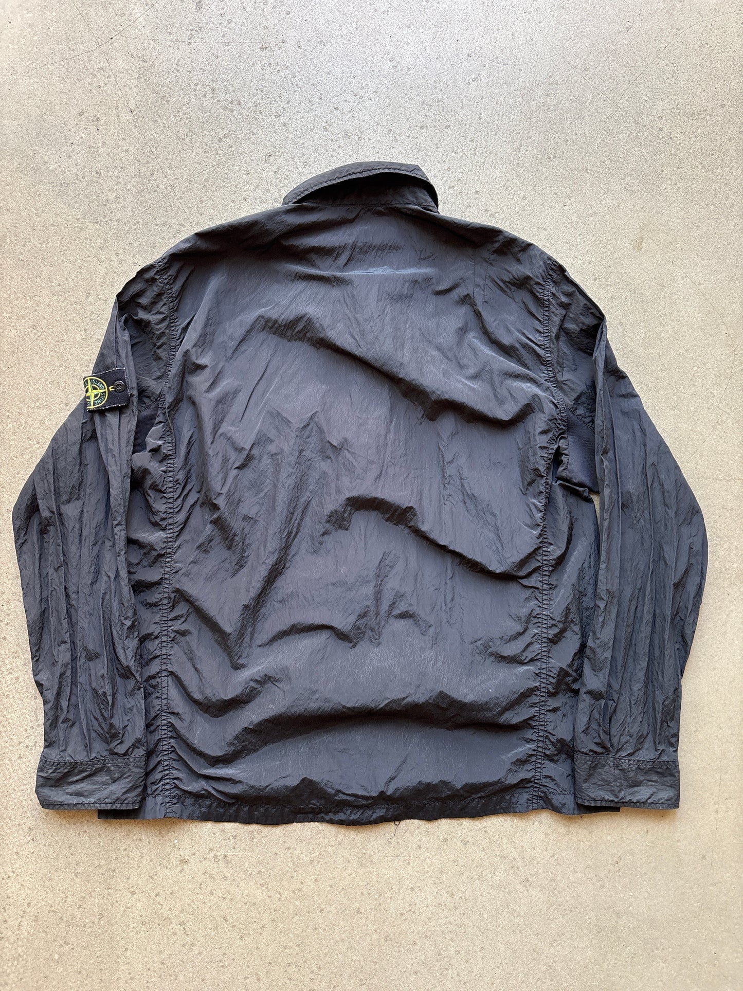 Stone Island Nylon Windbreaker Black 3XL