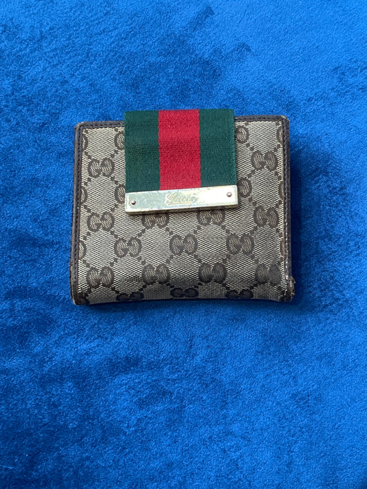 Gucci Wallet Monogram Brown