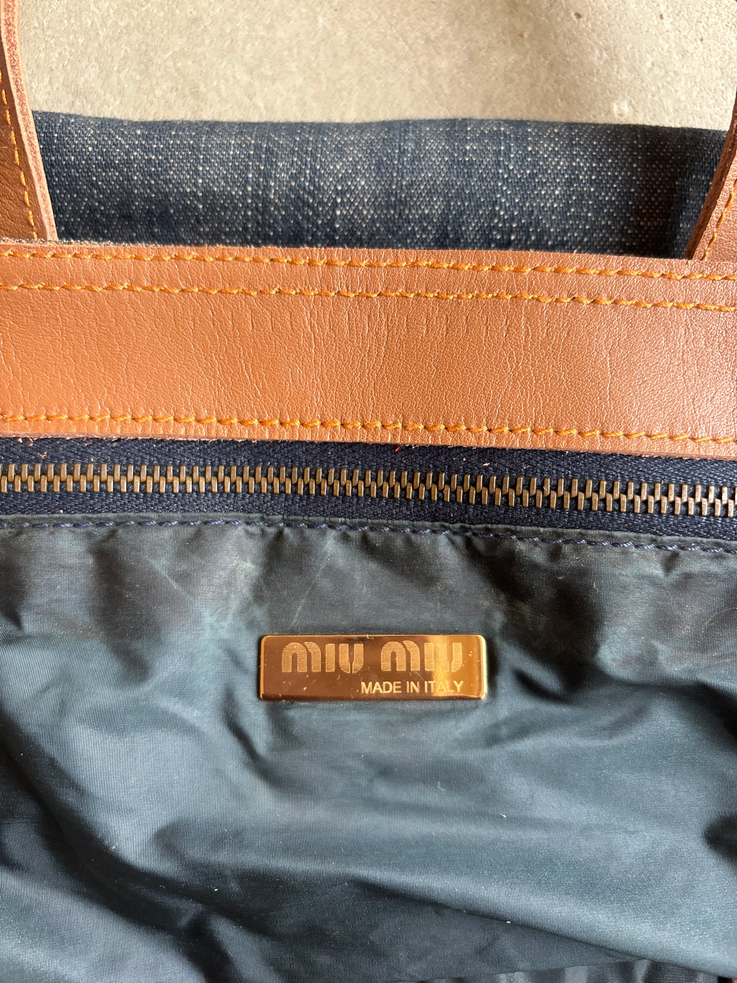 Miu Miu Denim Bag