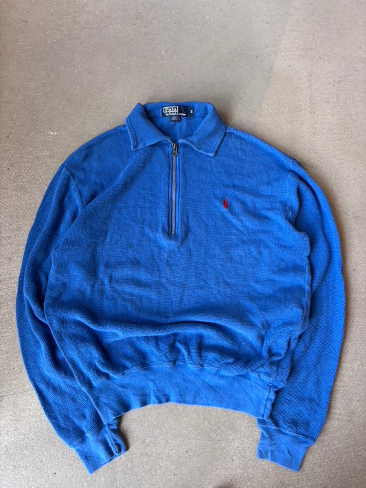 Ralph lauren Half Zip Knit Blue S