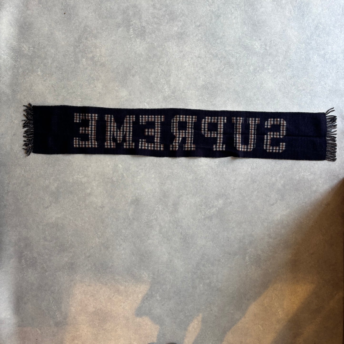 Supreme x Aquascutum Club Checkers Scarf
