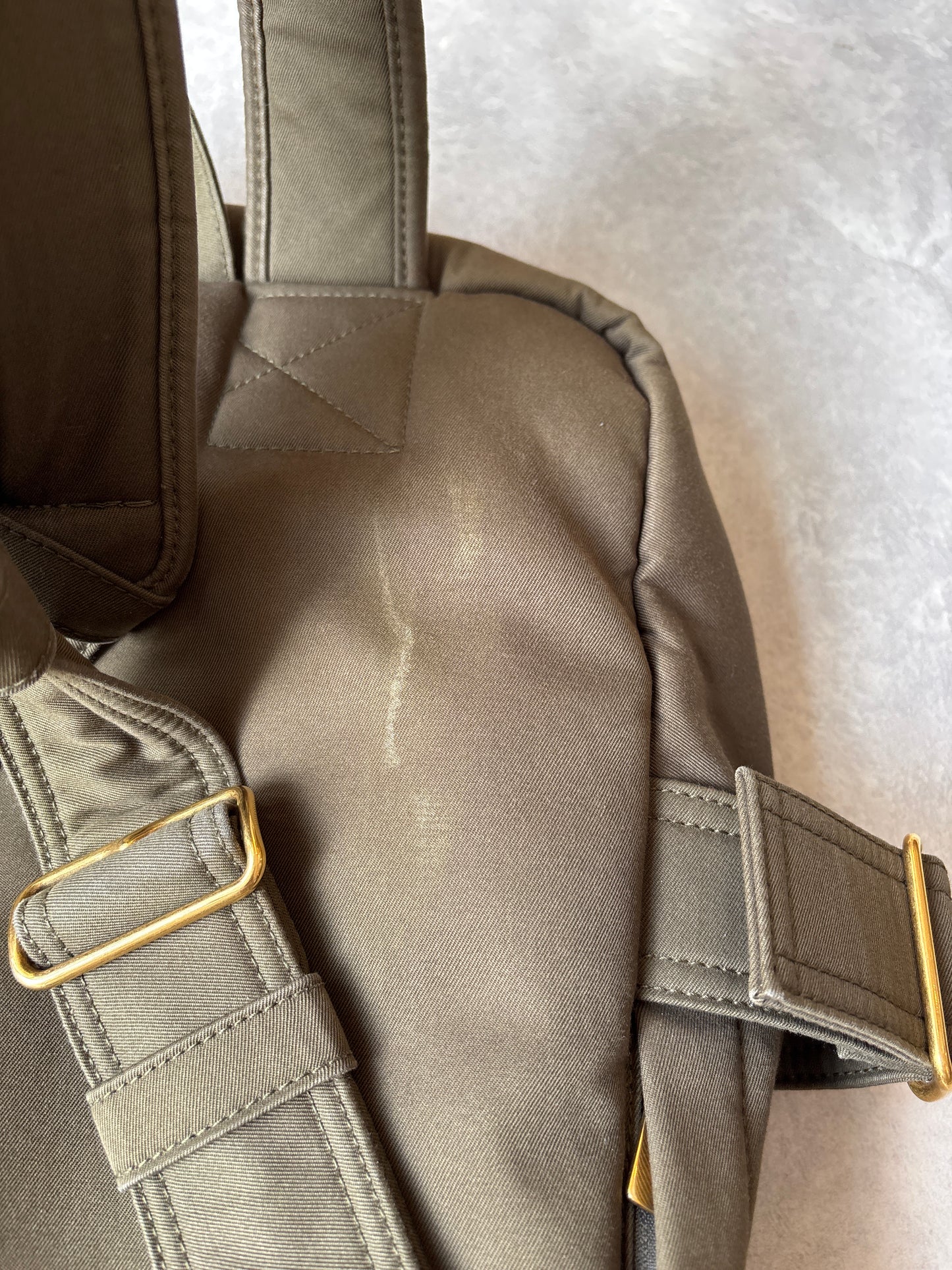 Burberry Olive Trench Backpack