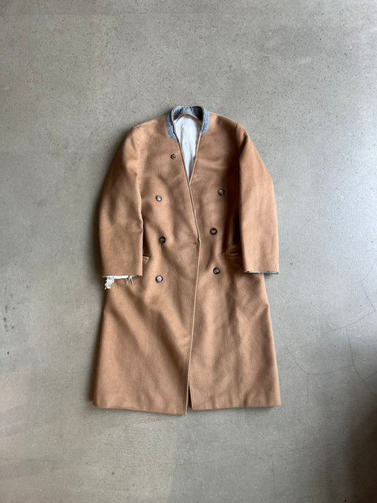 Maison Margiela X H&M Wool Overcoat Brown