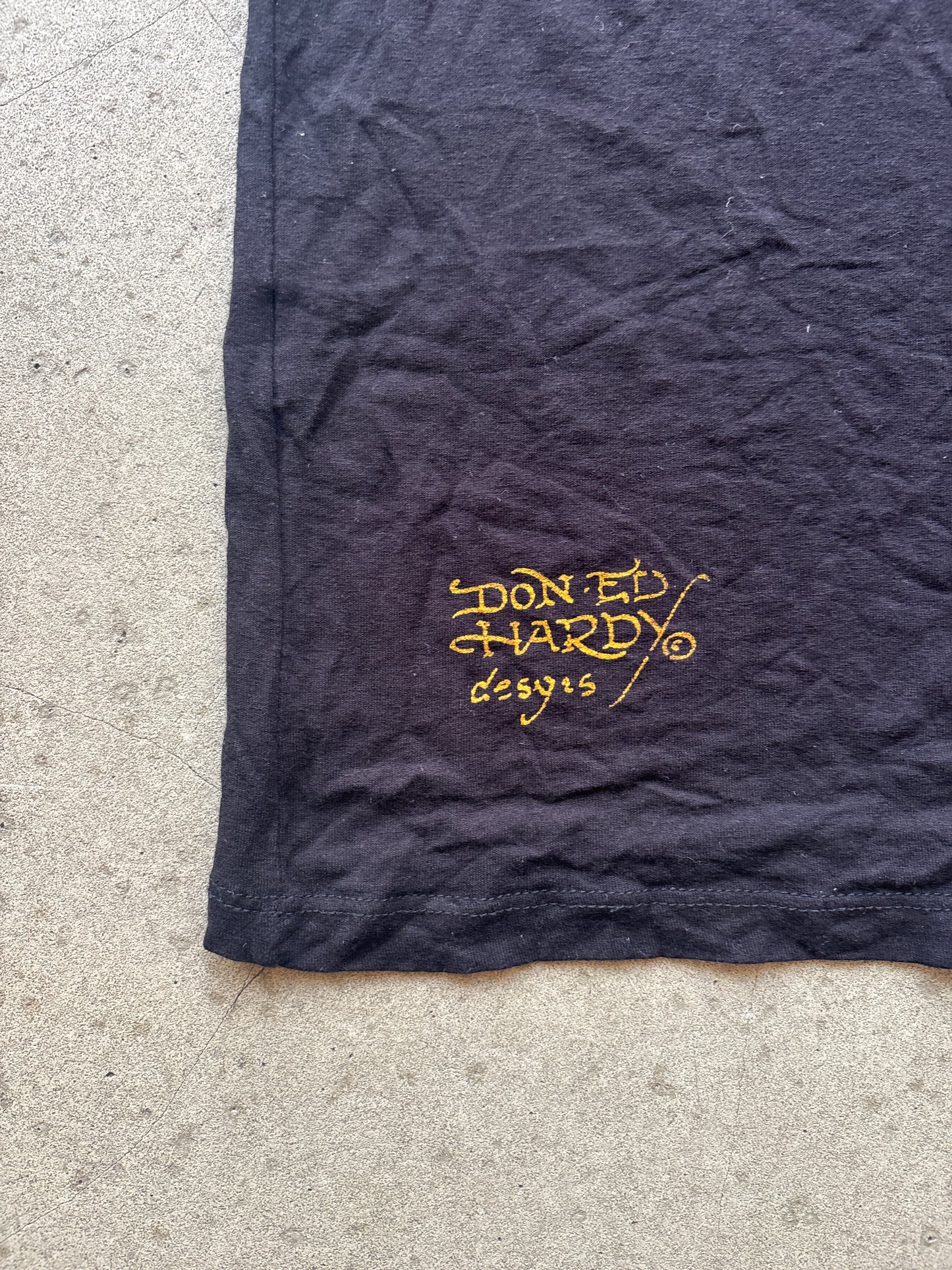 Ed Hardy Top Black M