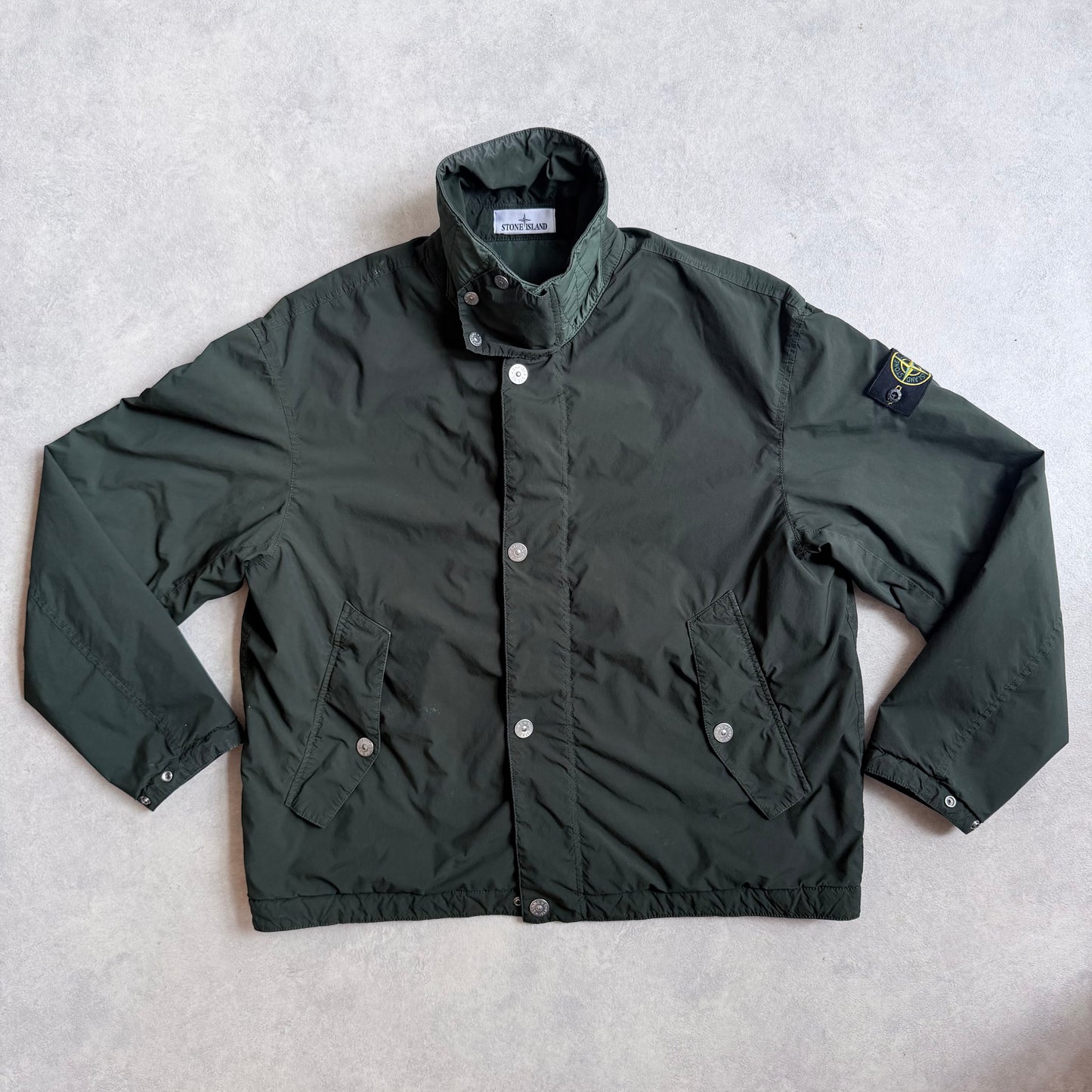 Stone Island  Light Compact Touch Poly-Tc Jacket Army Green XL