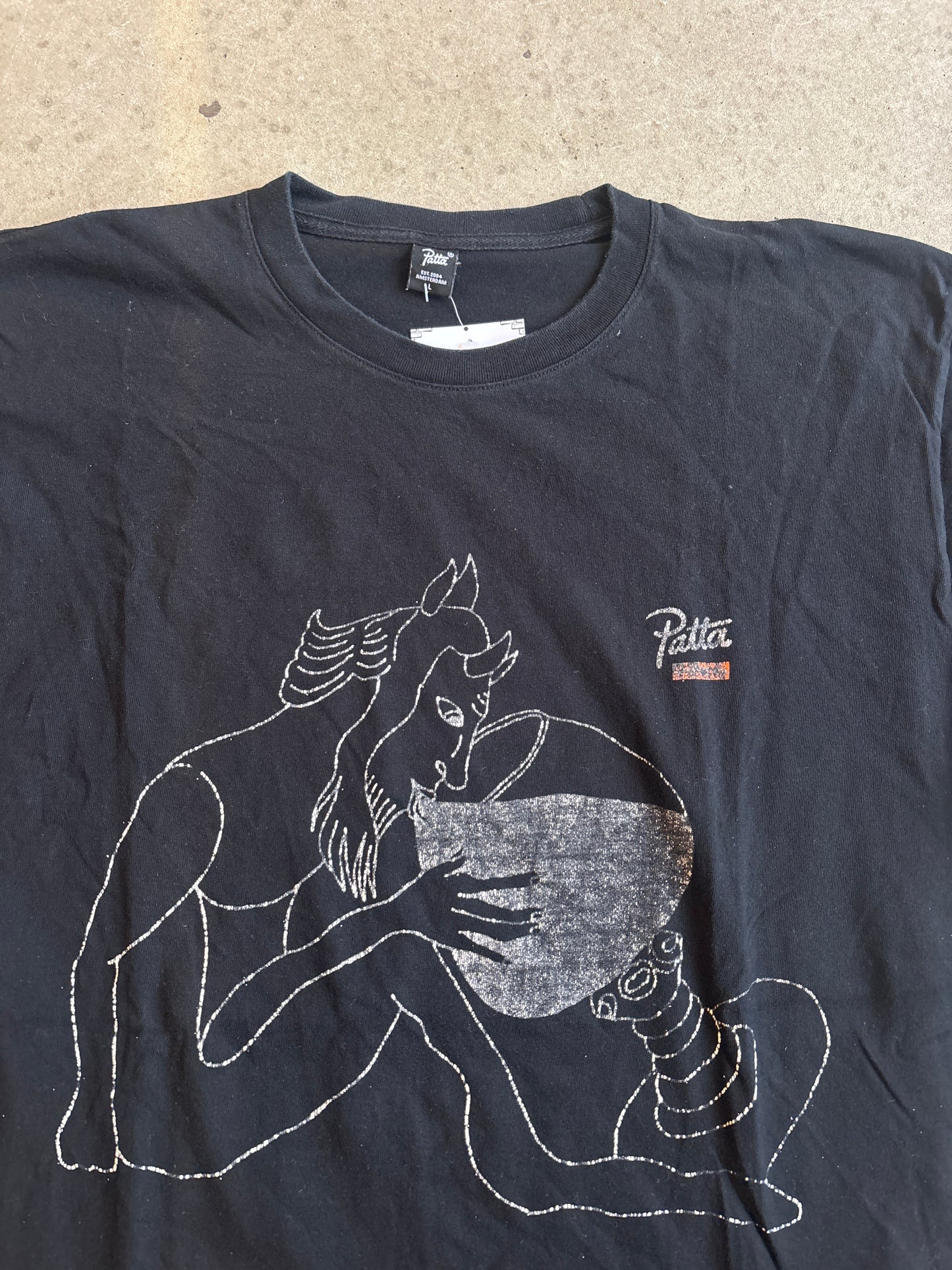 Patta x Duivel Tee Black L