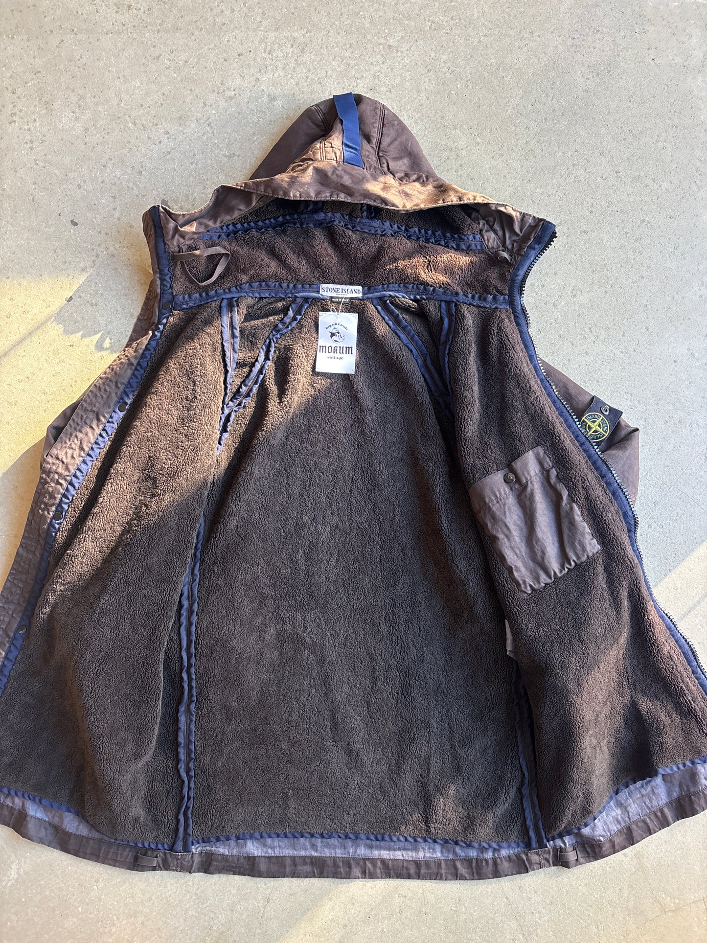 Stone Island 2005 David TC Dutch Rope Jacket Brown Medium