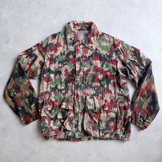 Vintage Swiss Army M70 Alpenflage Jacket L