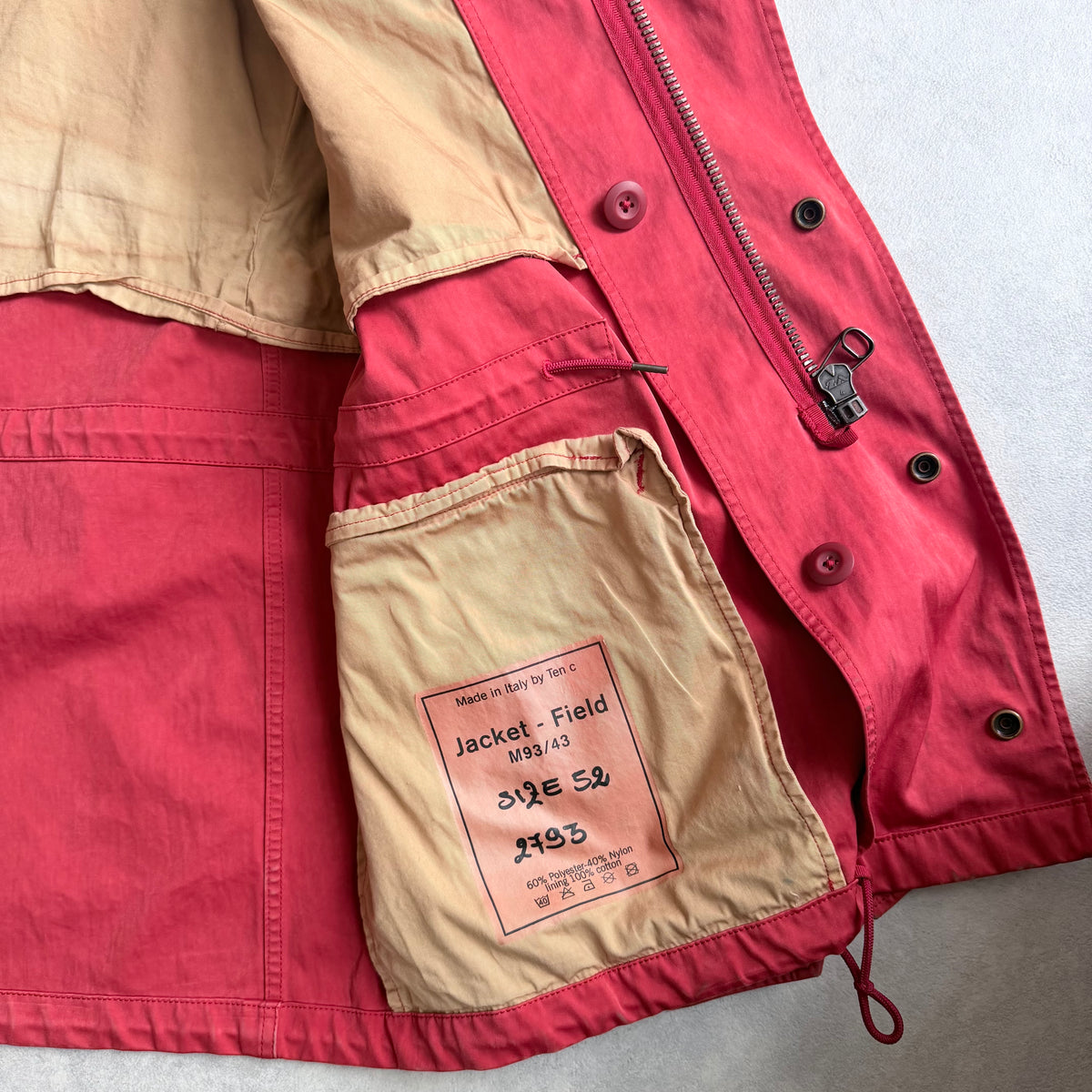 10 C Field Jacket Red XL