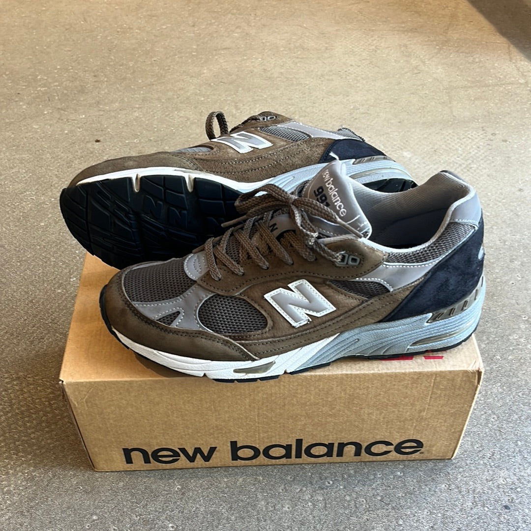 New Balance 991 Olive and Navy 42.5