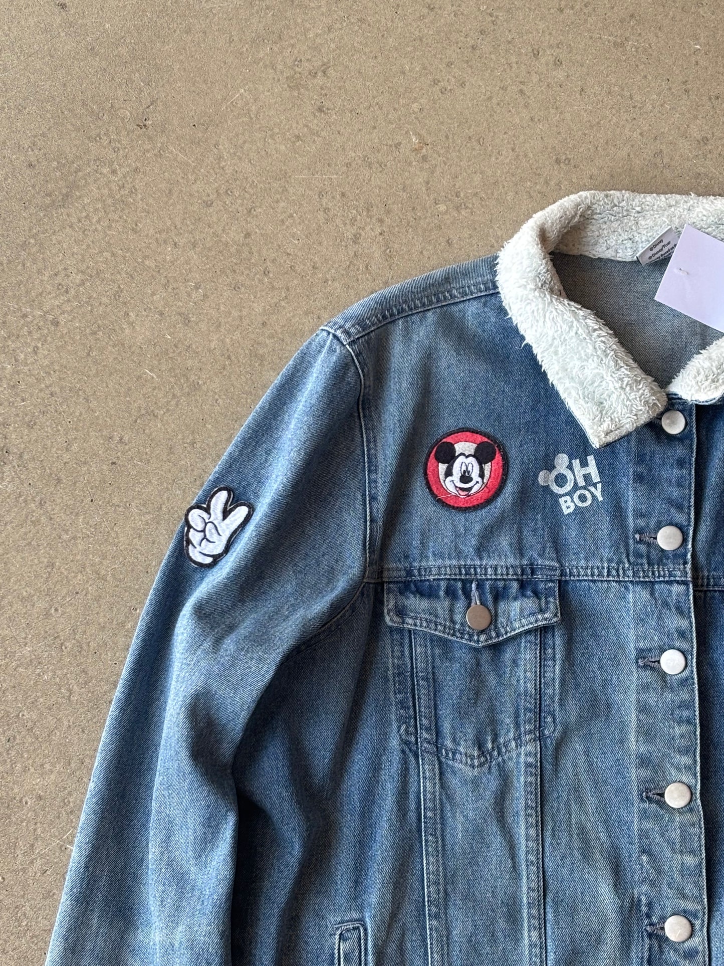 Disney Denim Jacket Mickey Mouse XL