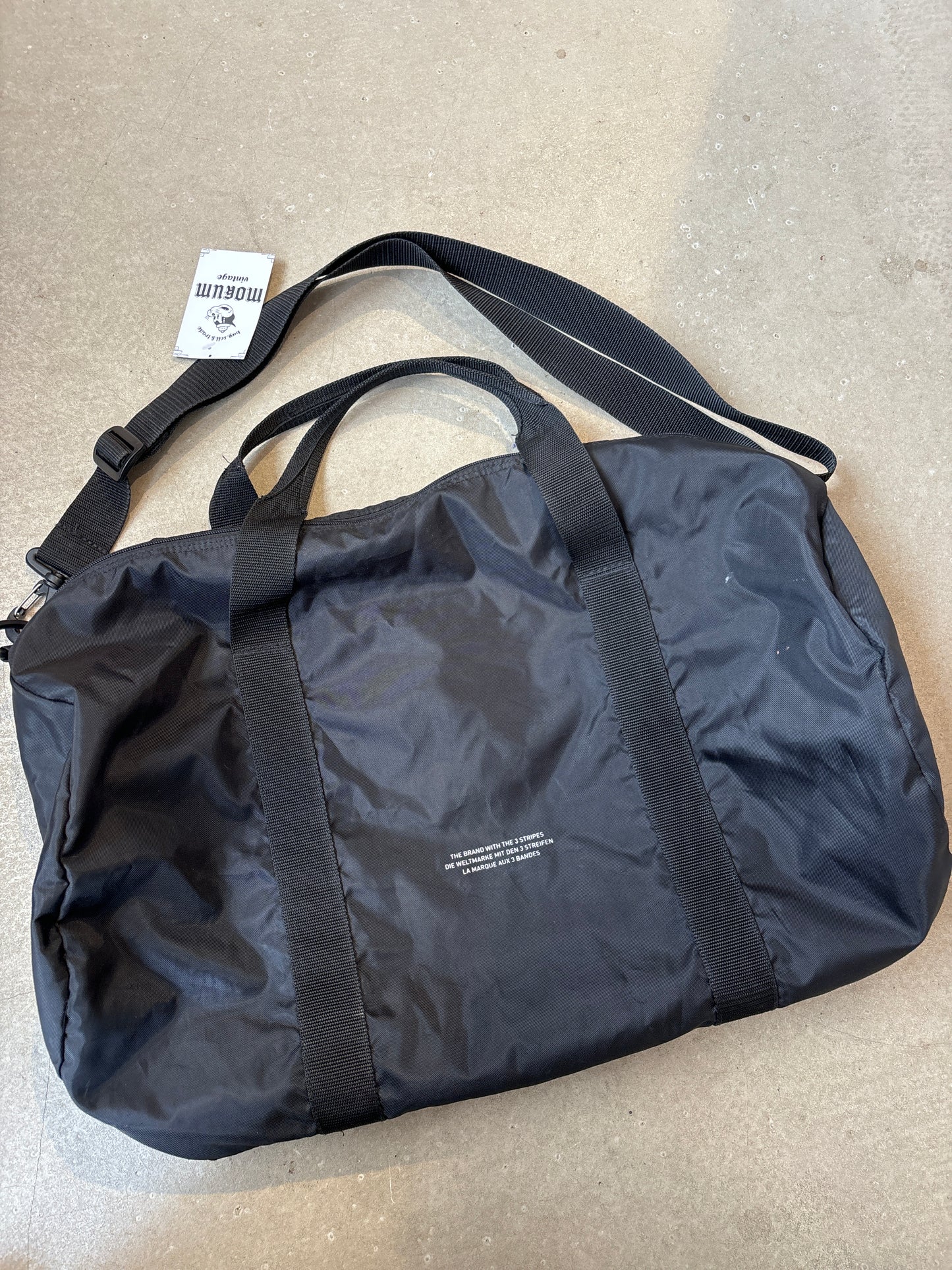 Adidas Duffel Bag Logo Black