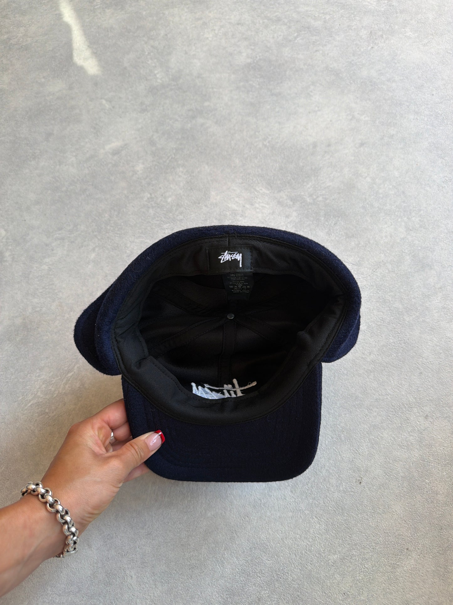 Stussy Flap Wool Hat Navy