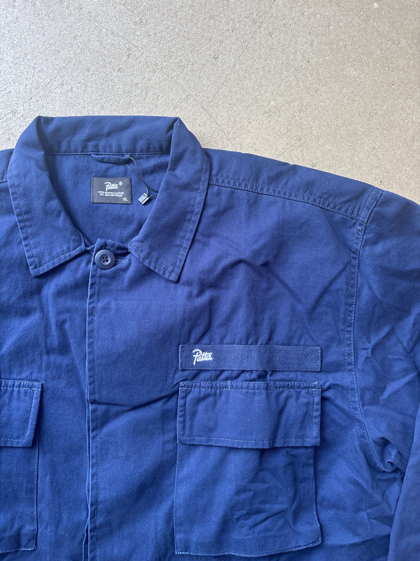 Patta Twill BDU Workwear Jacket XL Blue