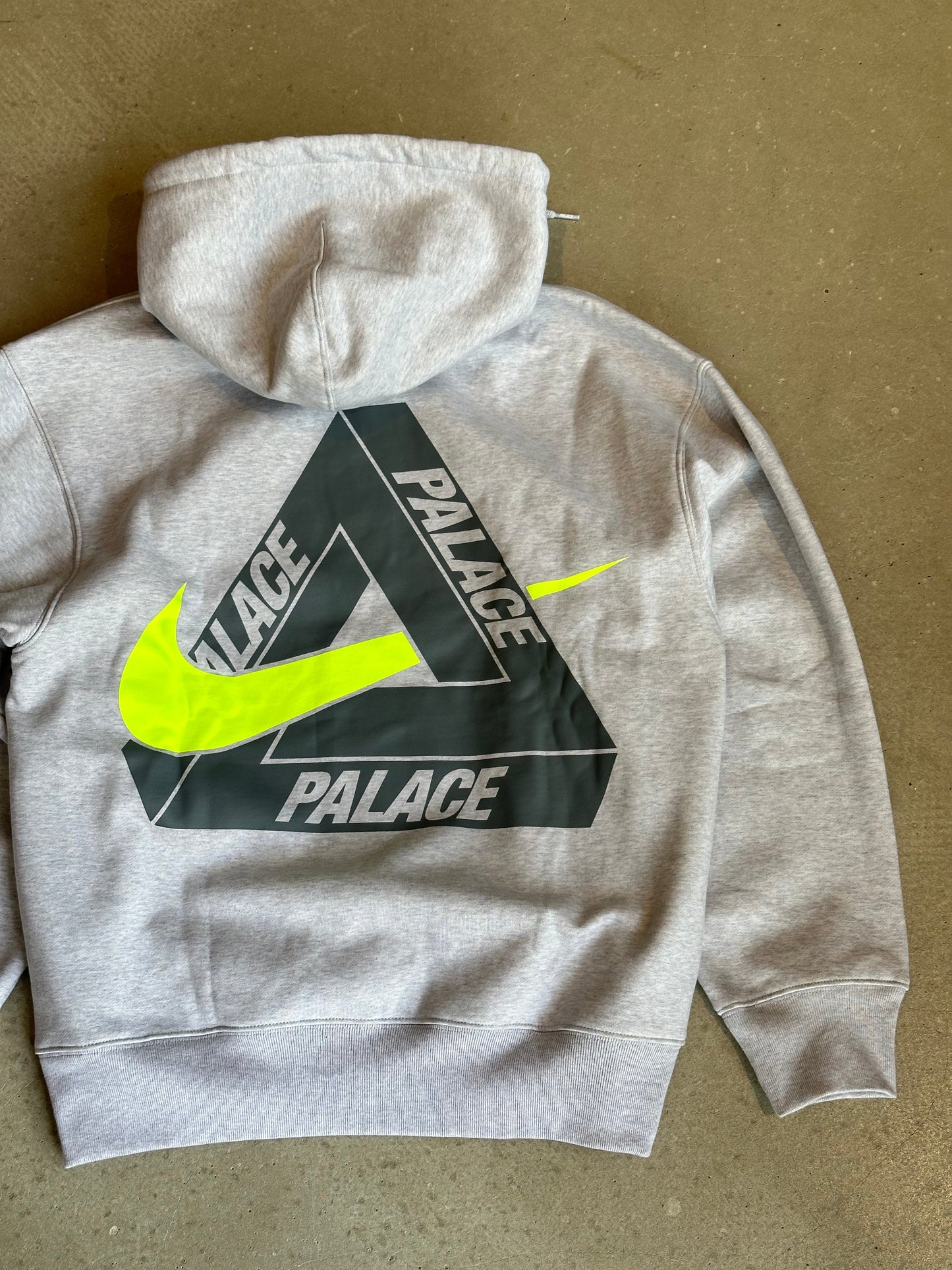 Palace Nike Tri Swoosh Hood Grey Marl Small & Medium