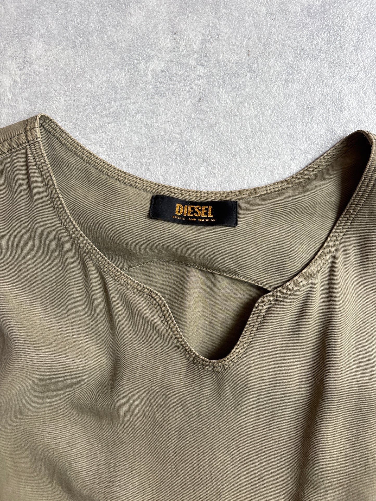 Diesel Khaki Dress Medium