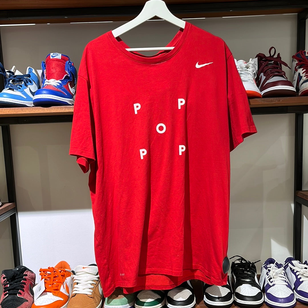 Nike x Pop Trading tee Red XXL