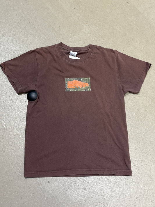 Vintage Nike Dunk Tee Small Brown