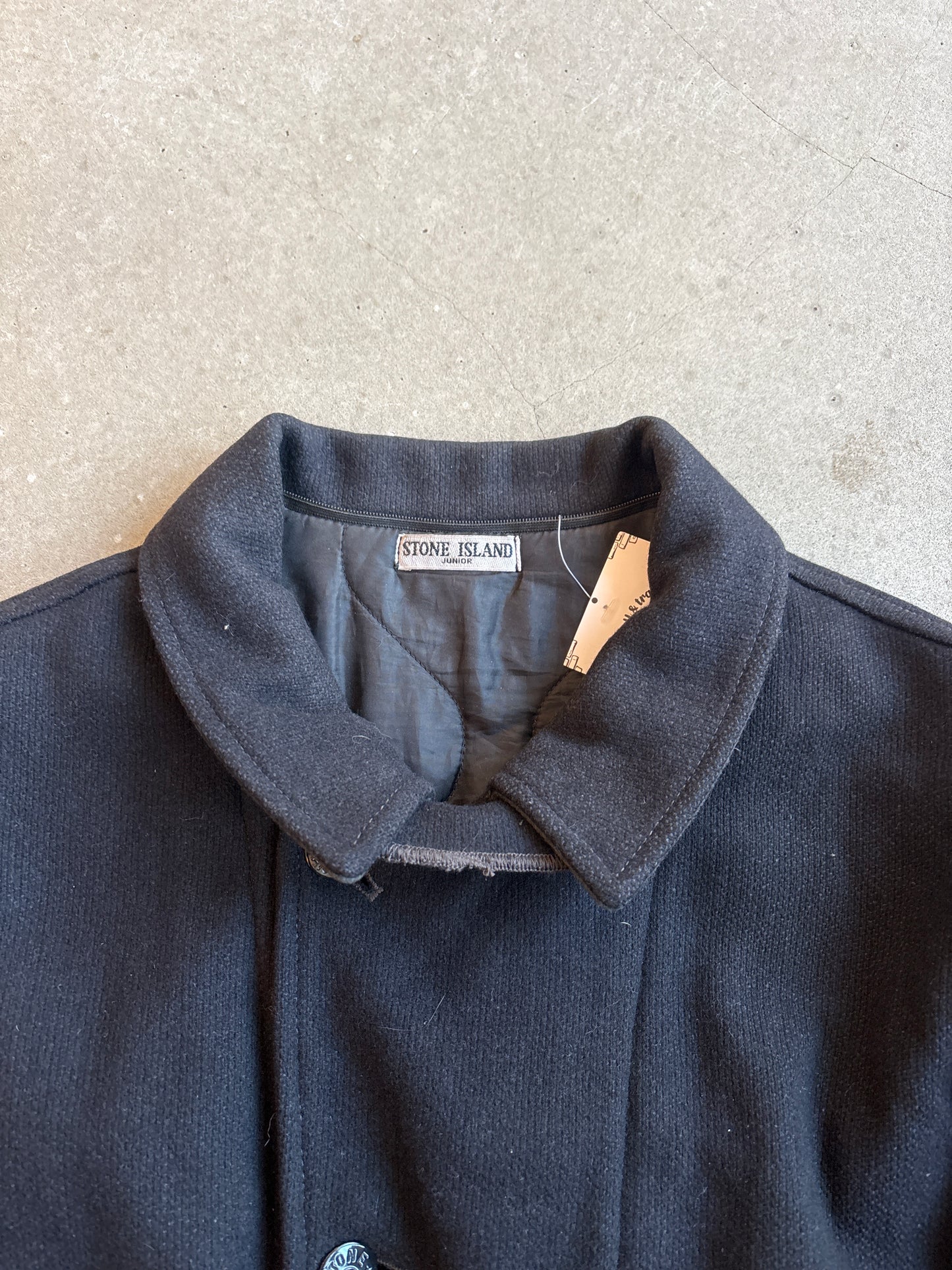 Stone Island Junior Double Breasted Jacket Black 16