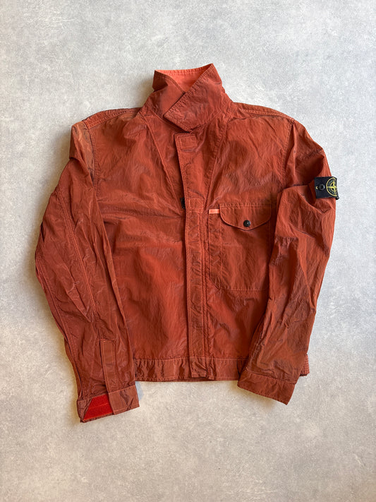 Stone Island Metal Ripstop Overshirt Orange M