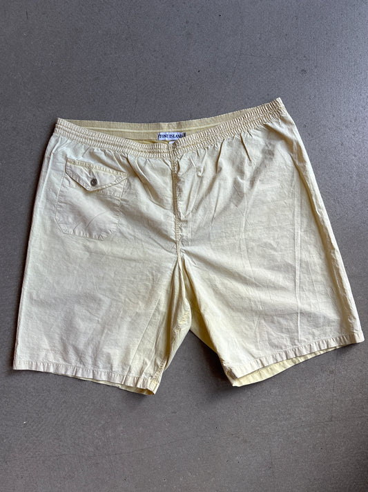 Stone Island Pocket Shorts Yellow 54