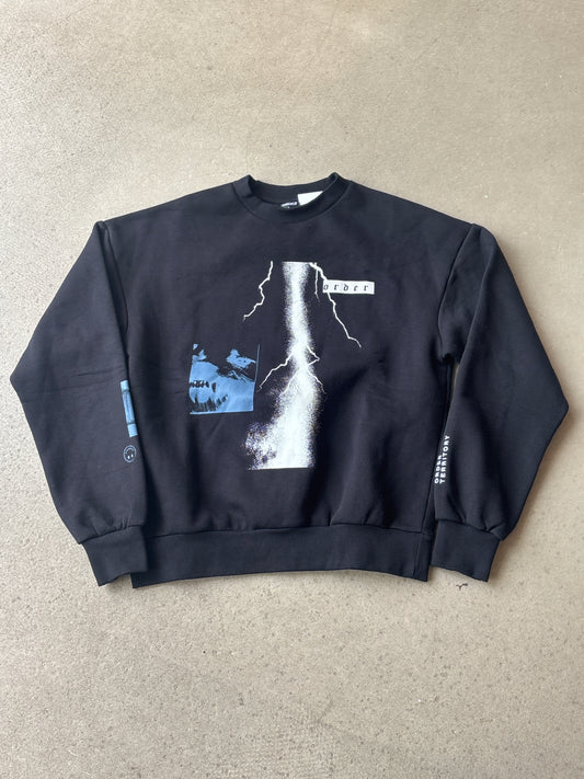 Order Lightning Crewneck Black L