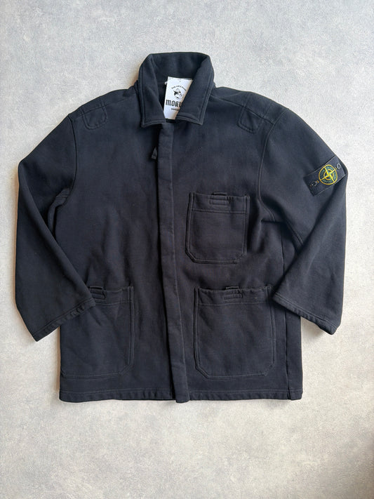 Stone Island Organic Cotton Brushed Overshirt L