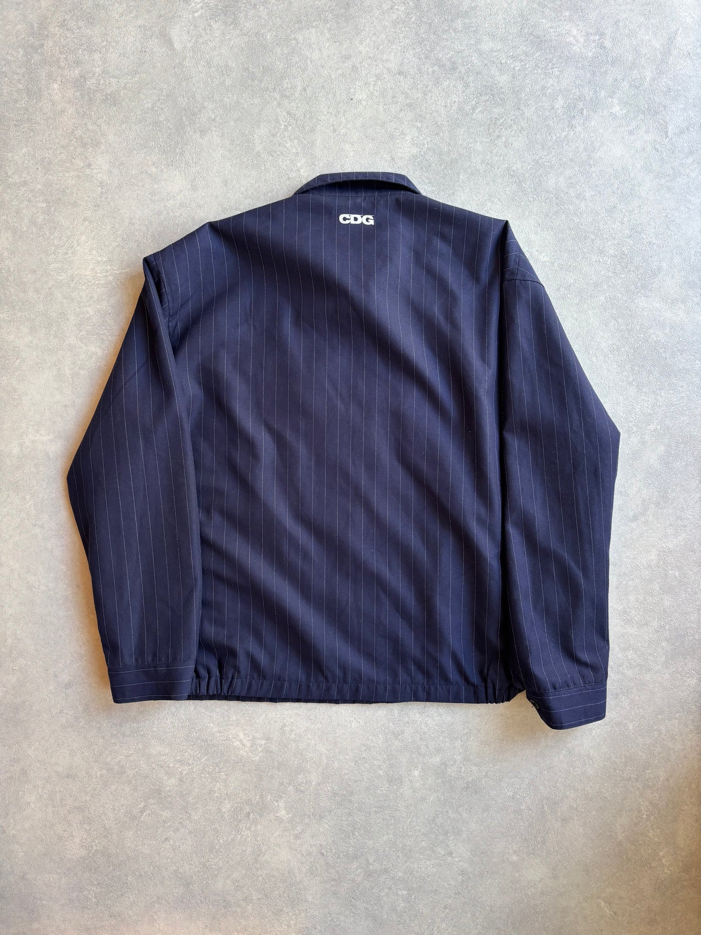 Stussy X CDG Striped Jacket Size XL