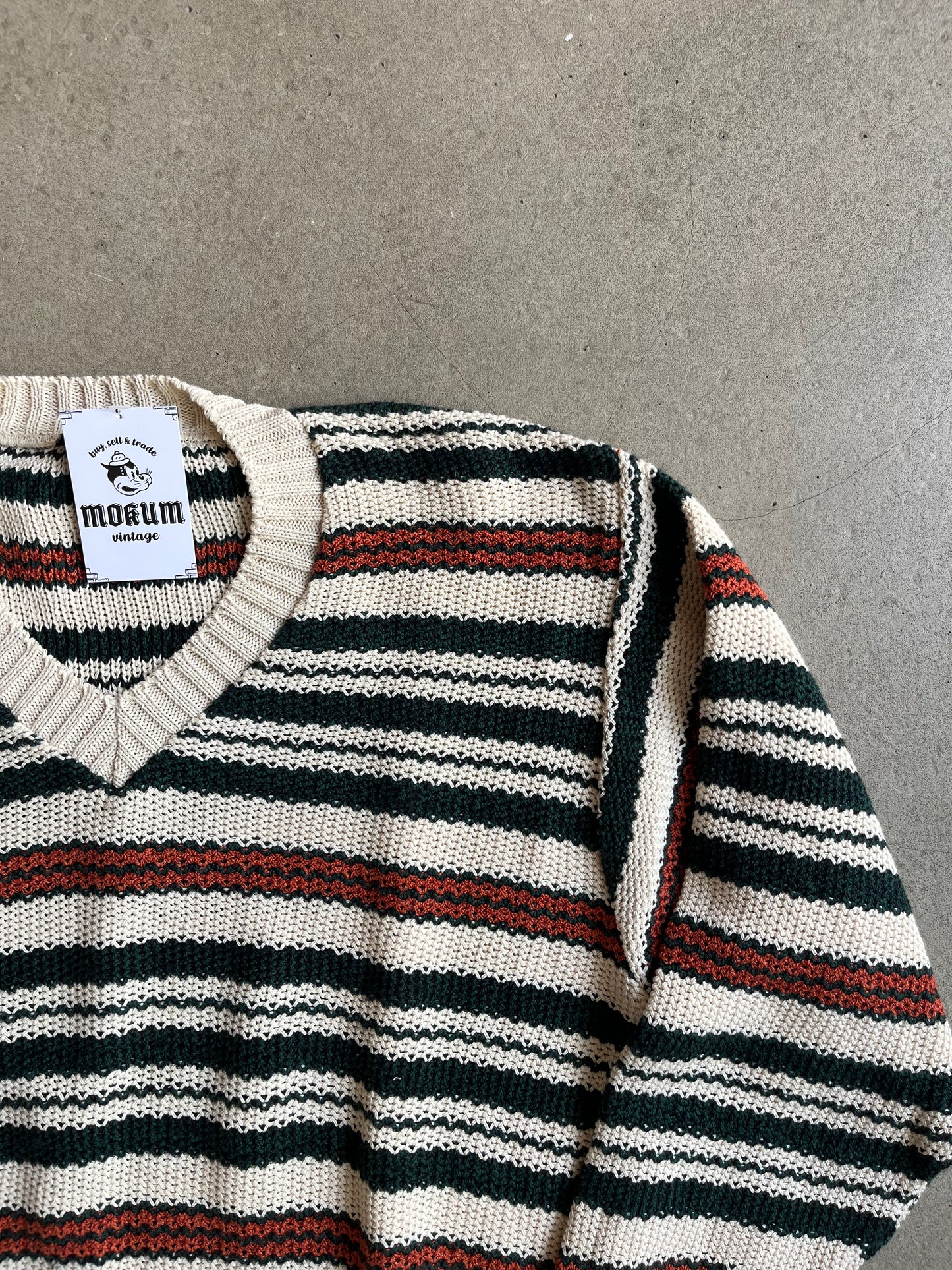 Enrico Coveri Striped Knit XL