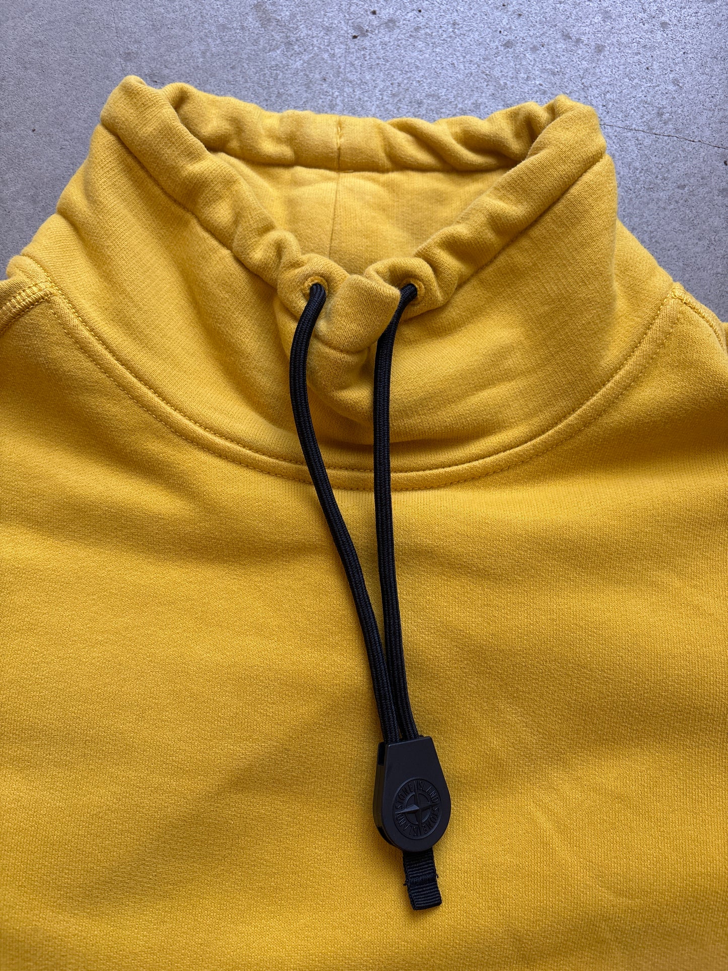 Stone Island Funnel Neck Pullover Yellow S