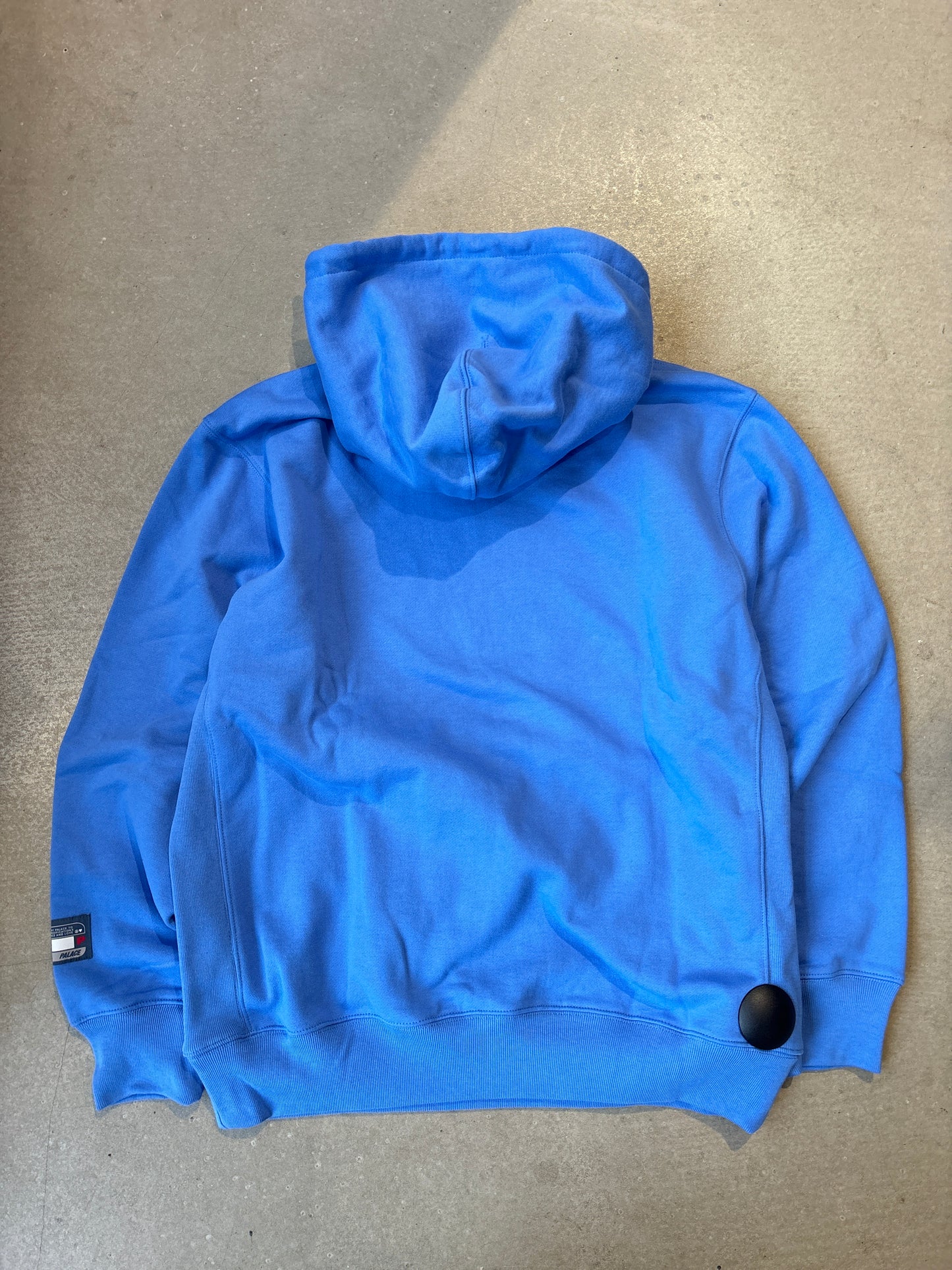 Palace Arc Applique Hood Palatial Blue