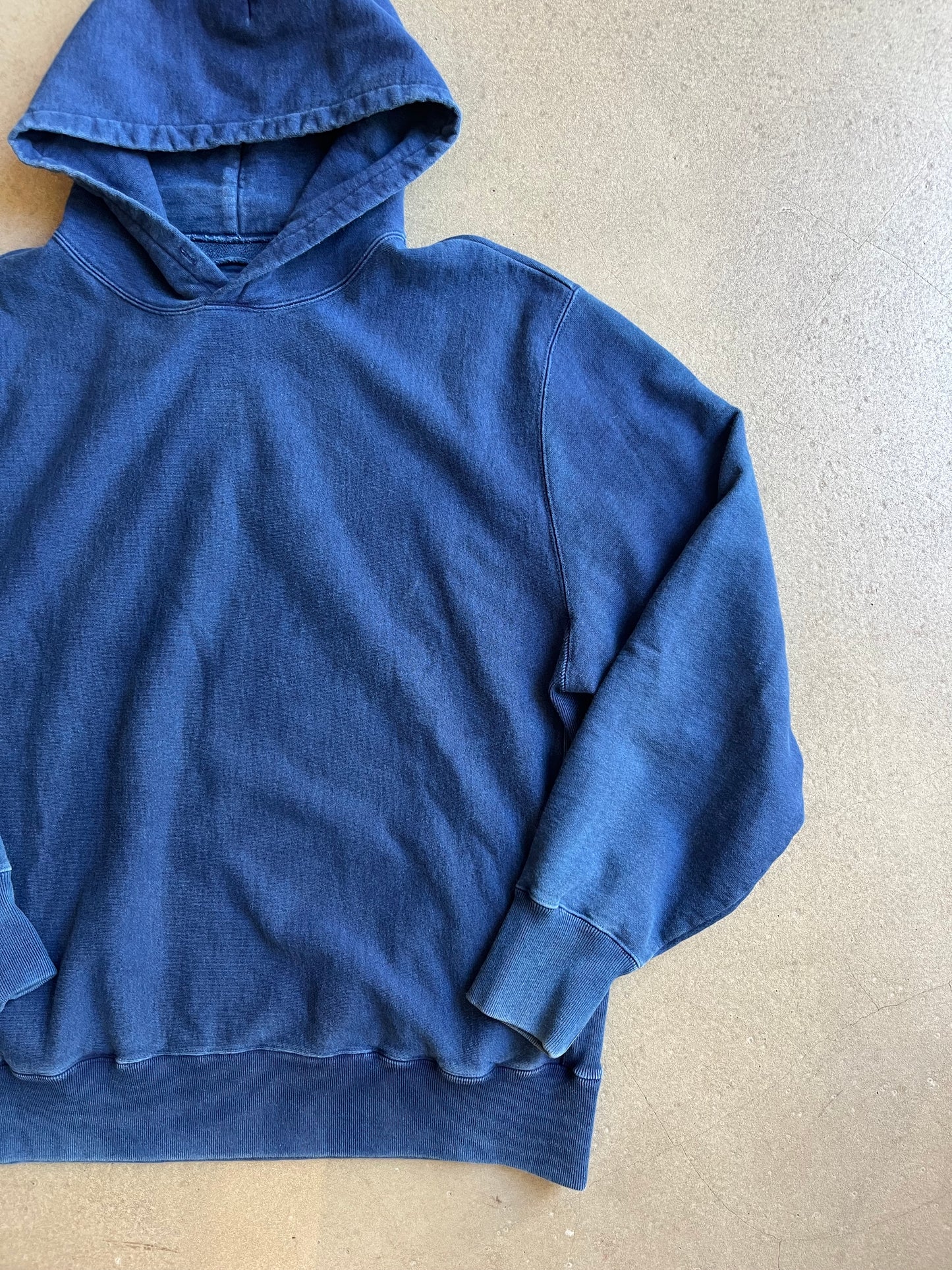 Japanese Pure Indigo Blue Blue Hoodie XL