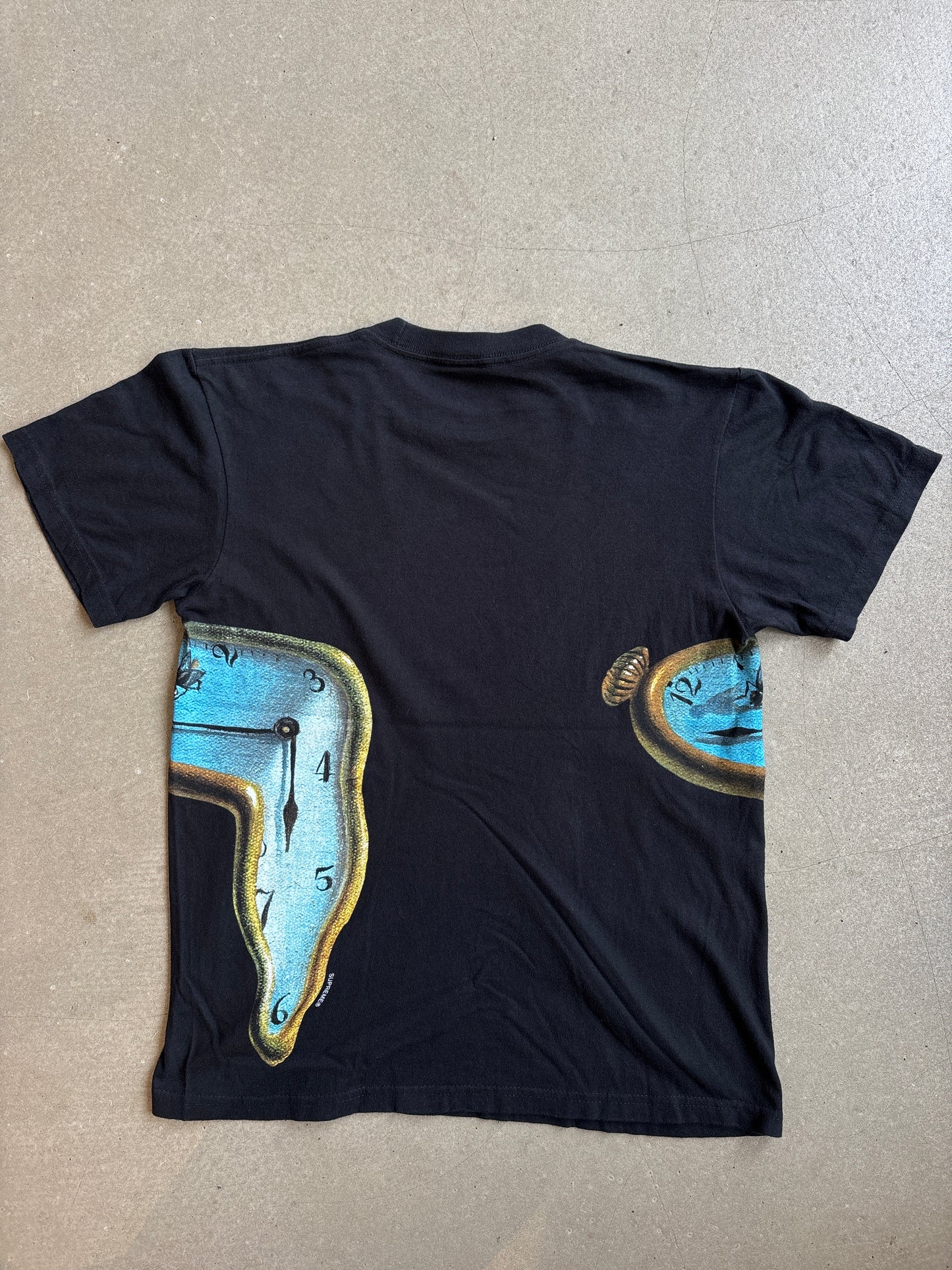 Supreme Black S 'The Presistence of memory Tee'