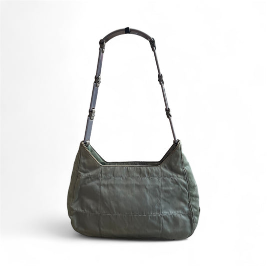 Prada Nylon Chained Handbag Grey