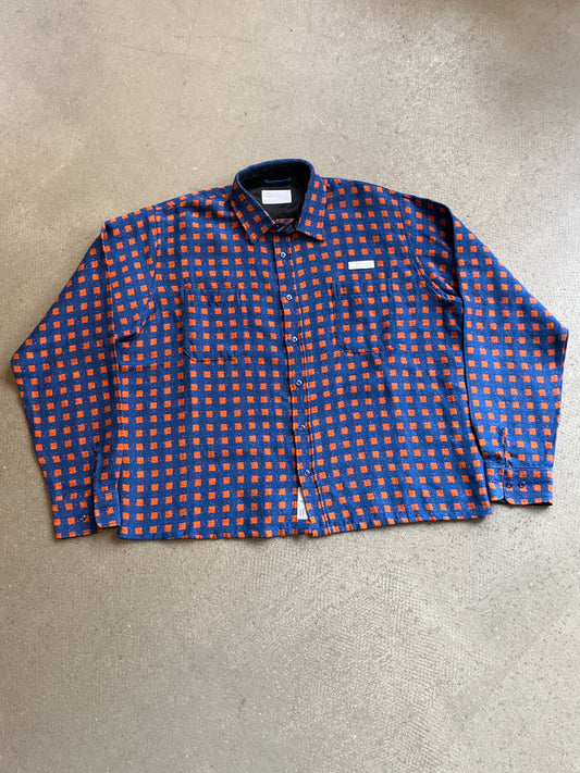 4SDESIGN Checked Tweed Shirt Size XL