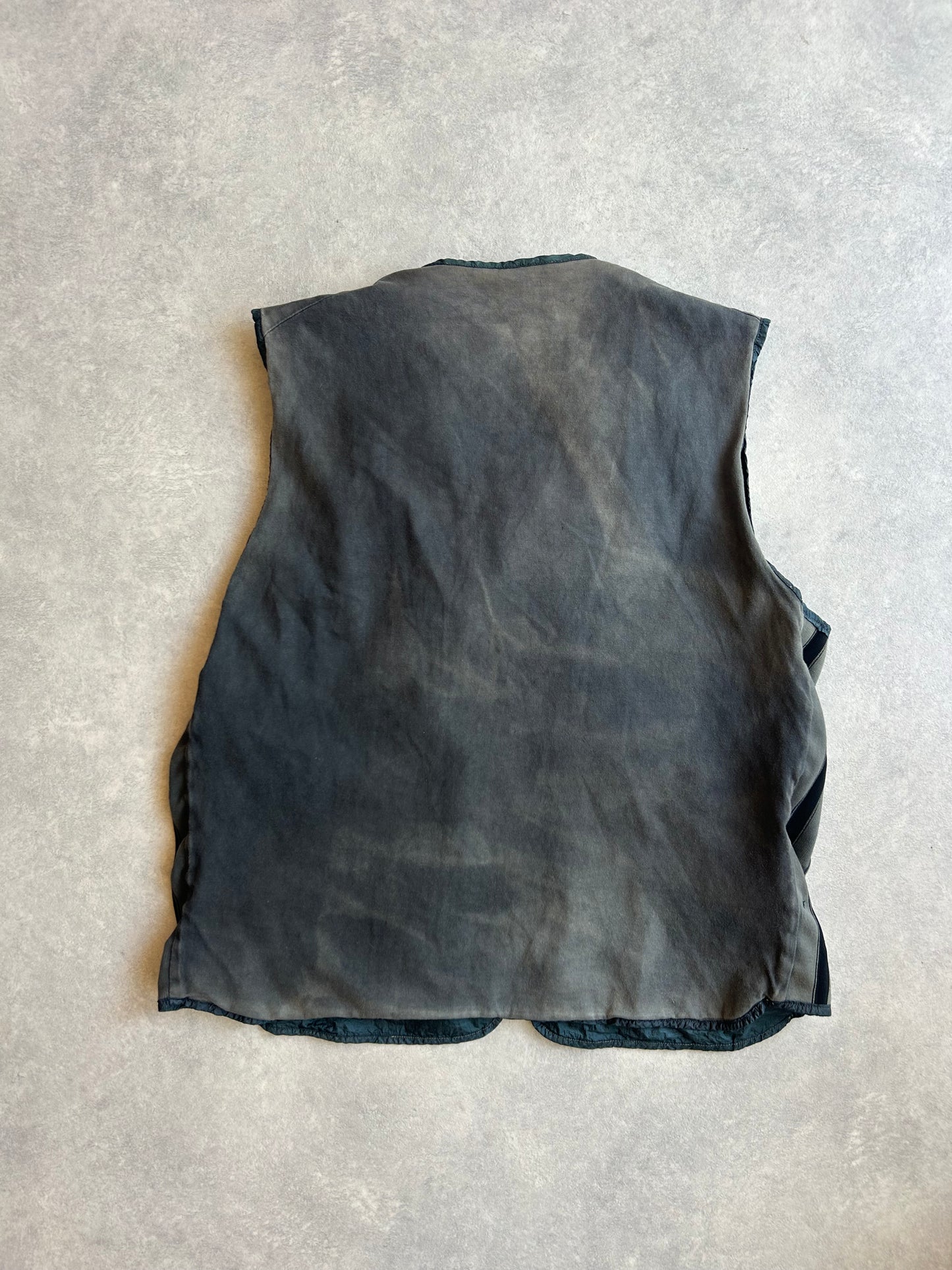 Stone Island 1996 Reversible Green Edge Vest XL