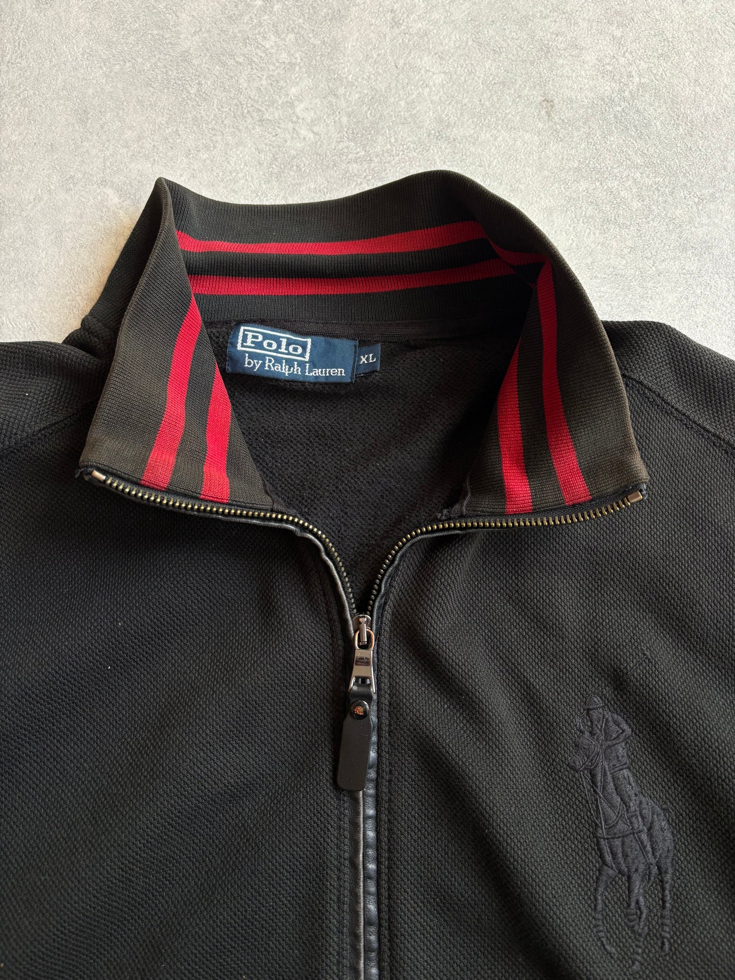 Ralph Lauren Polo Zip Up black XL