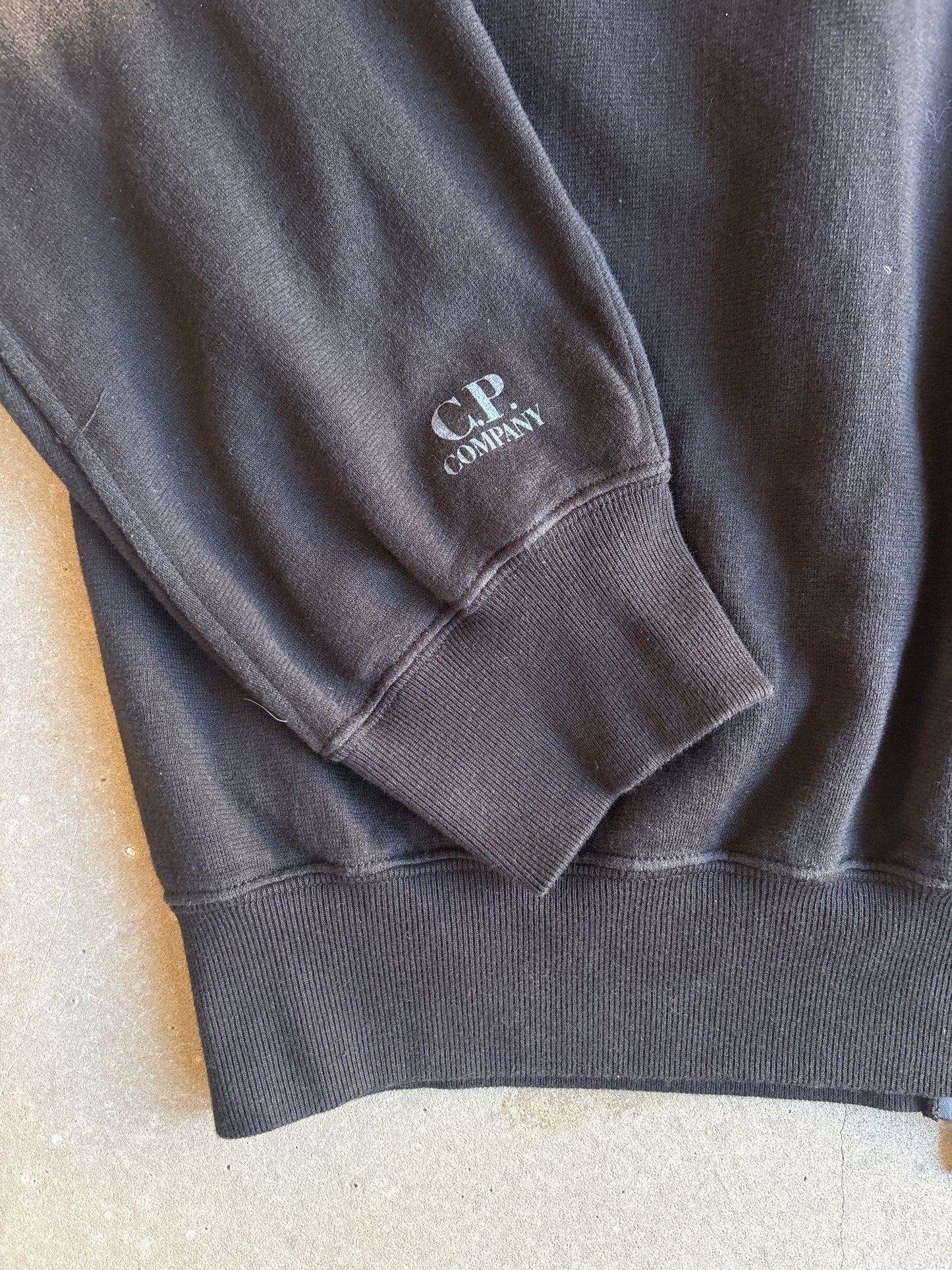 Cp Company Quilted Hooded Sweater Black XXL