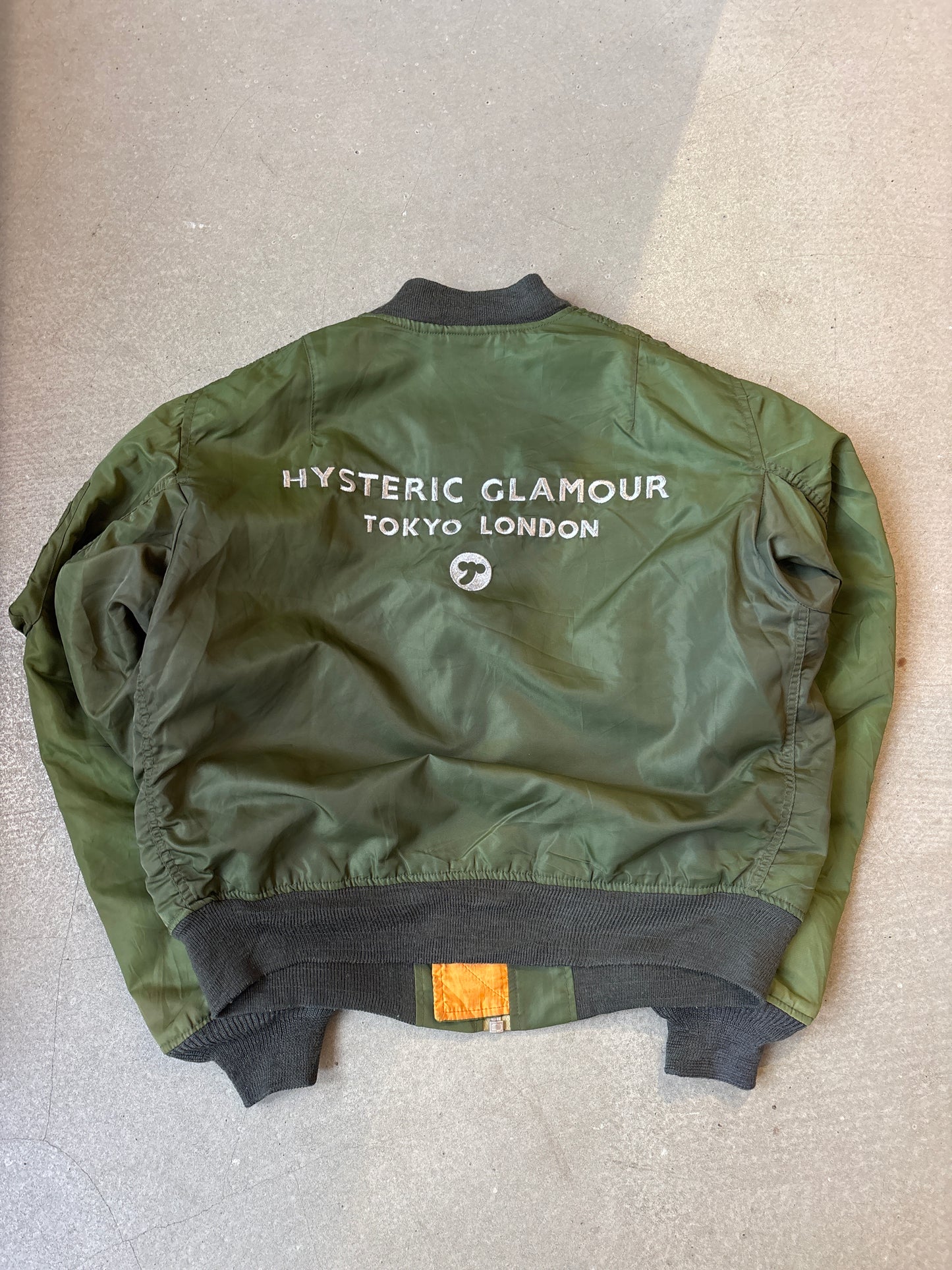 Hysteric Glamour Green Bomber Jacket