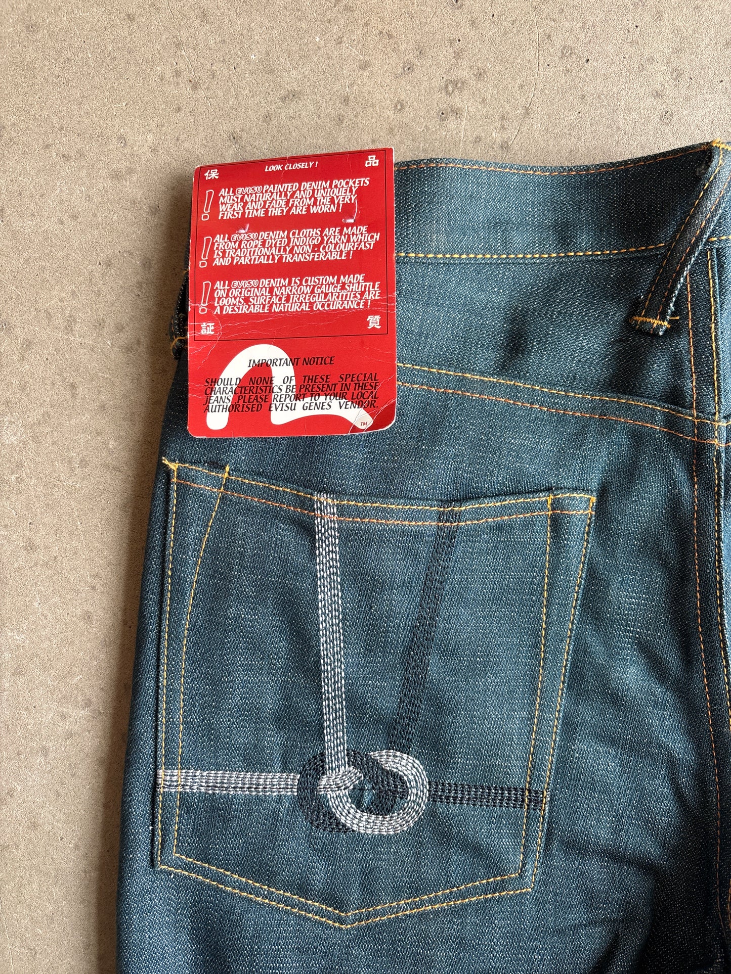 Evisu Slim Straight Leg  W30 L34