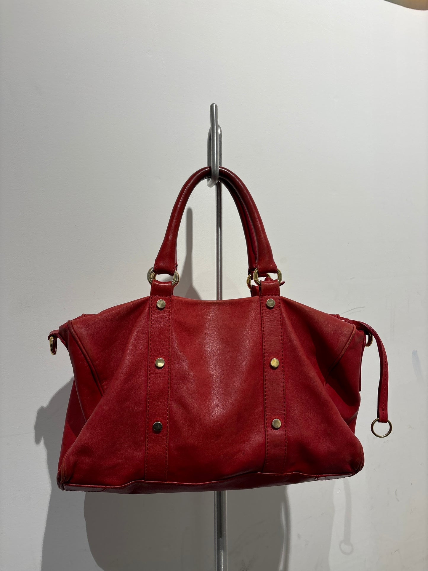 Dolce and Gabbana Red Leather Handbag