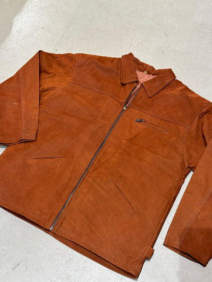 Vintage Leather Jacket Brown XXL