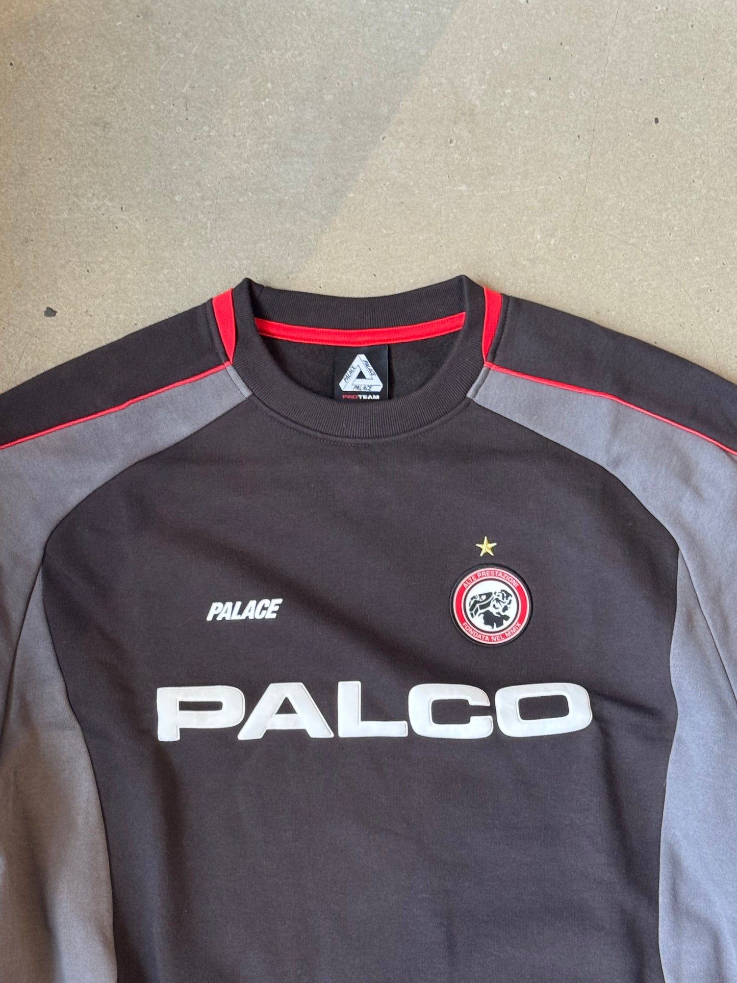 Palace Pro Team Palco Crewneck Black