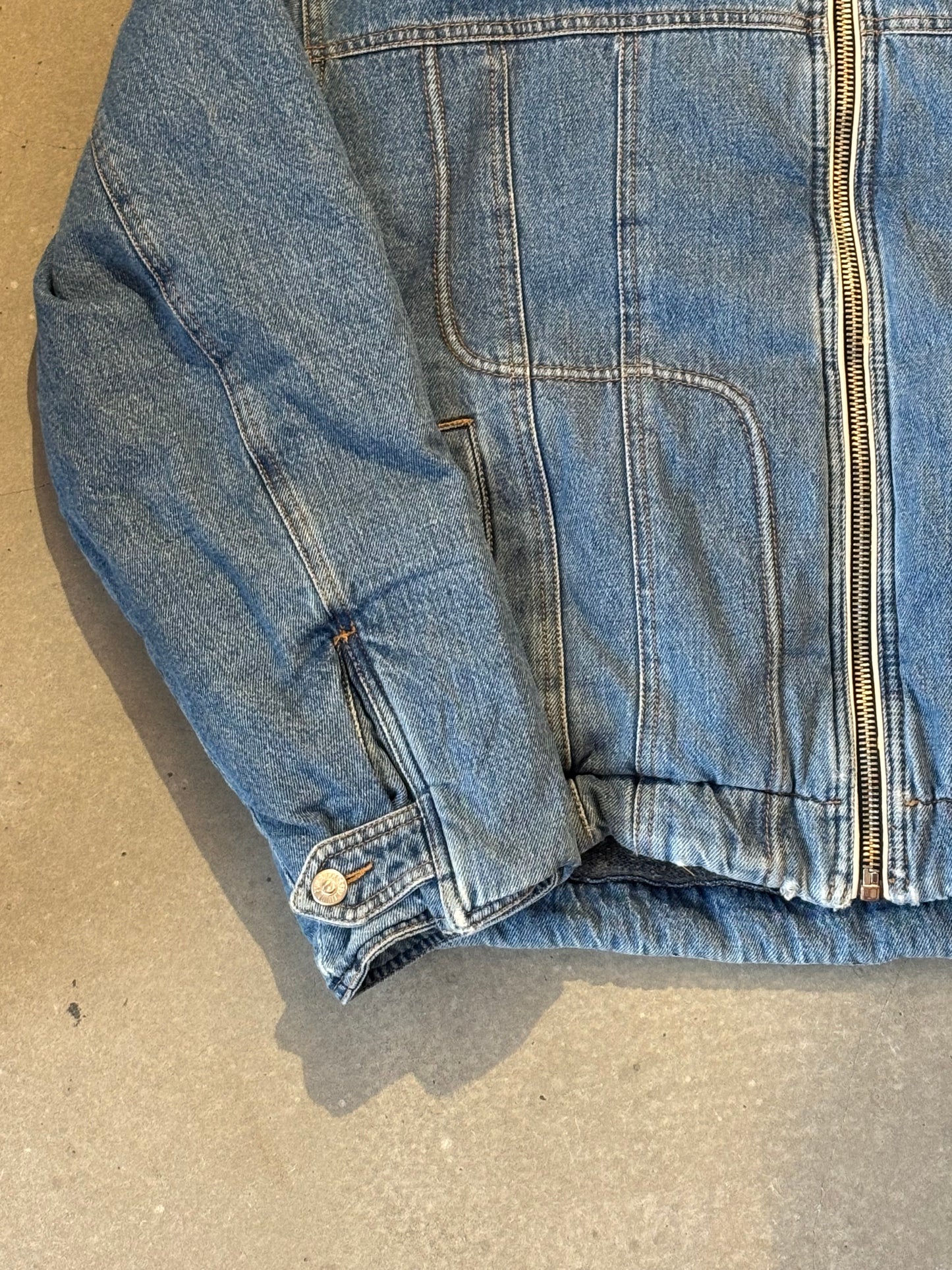 Diesel Denim Reversible Bomber Jacket M