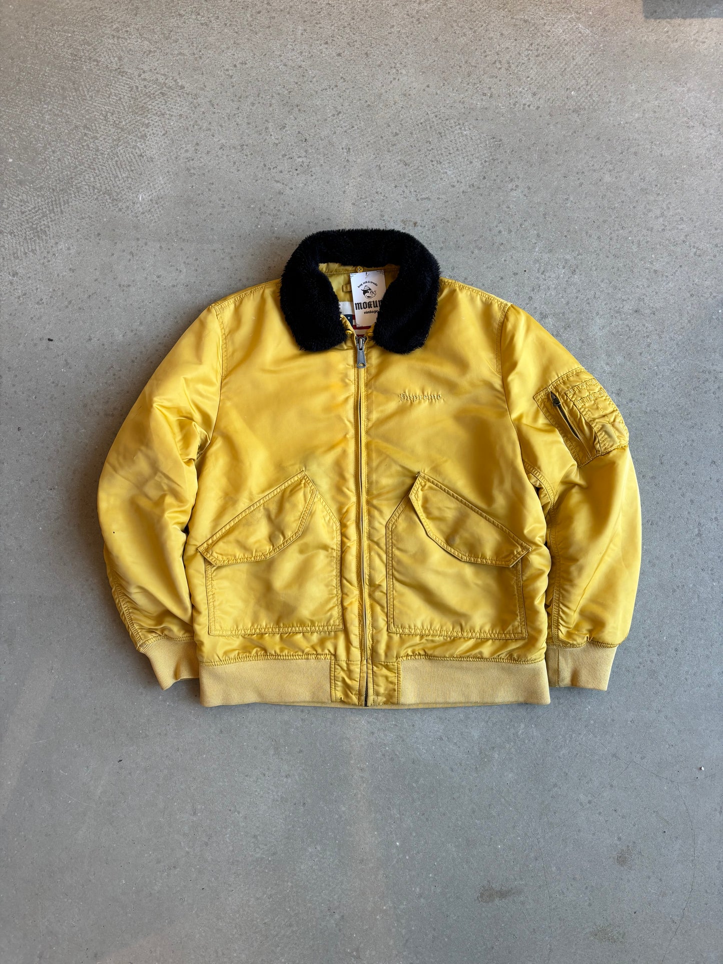 Supreme FW15 Tanker Jacket Yellow Large