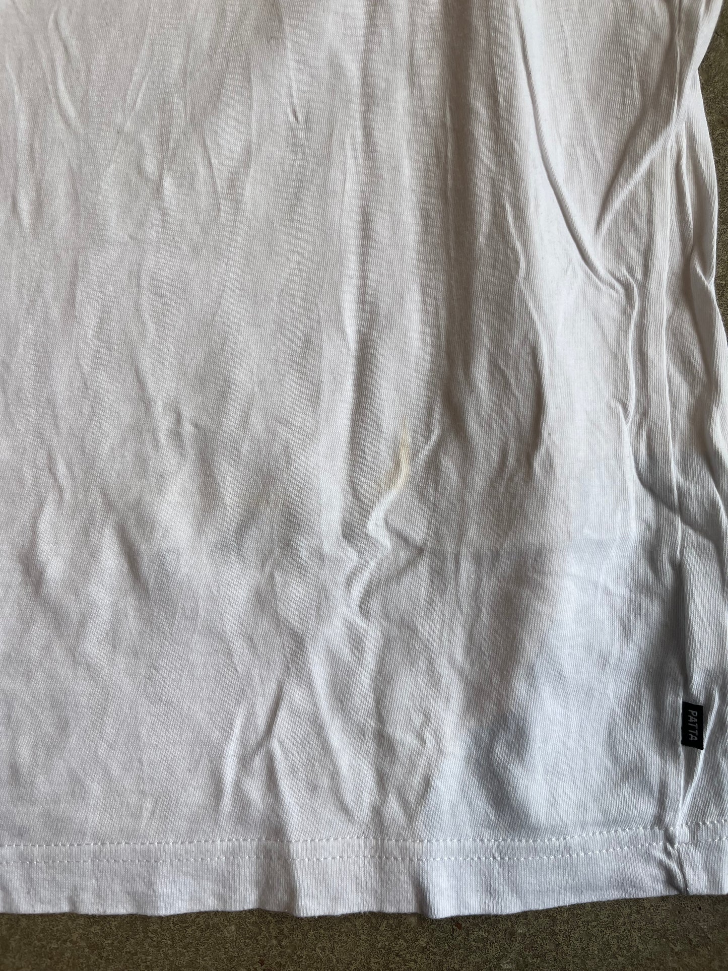 Patta Mini P Logo Tee White Medium