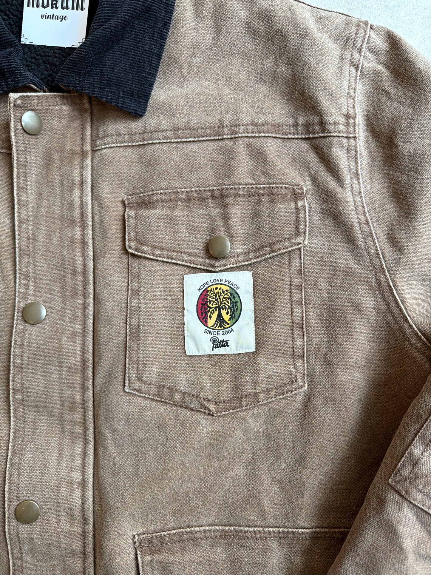 Patta Workwear jacket ' Hope Love Peace' Medium