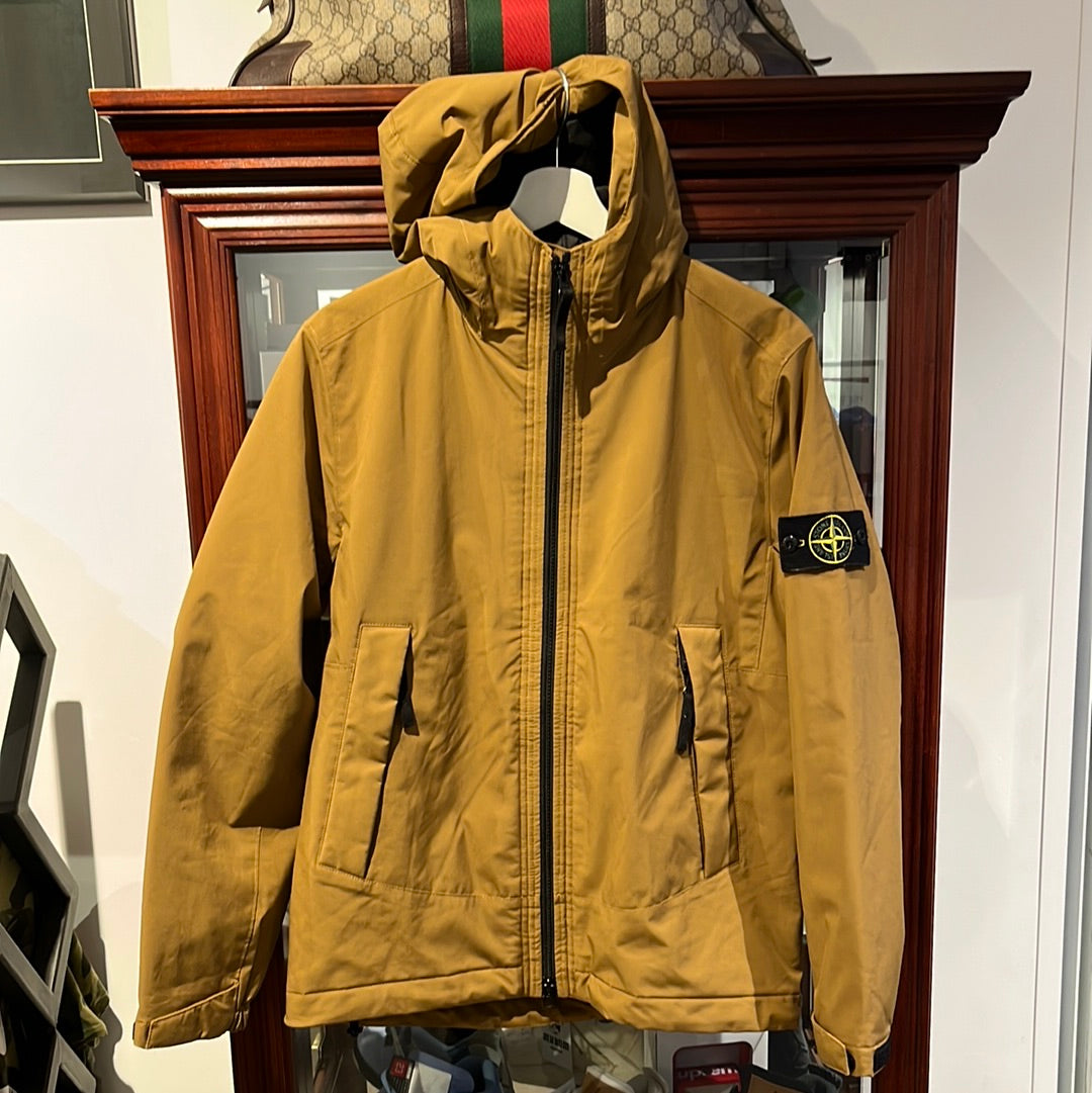 Stone Island Brown Soft Shell Jacket S