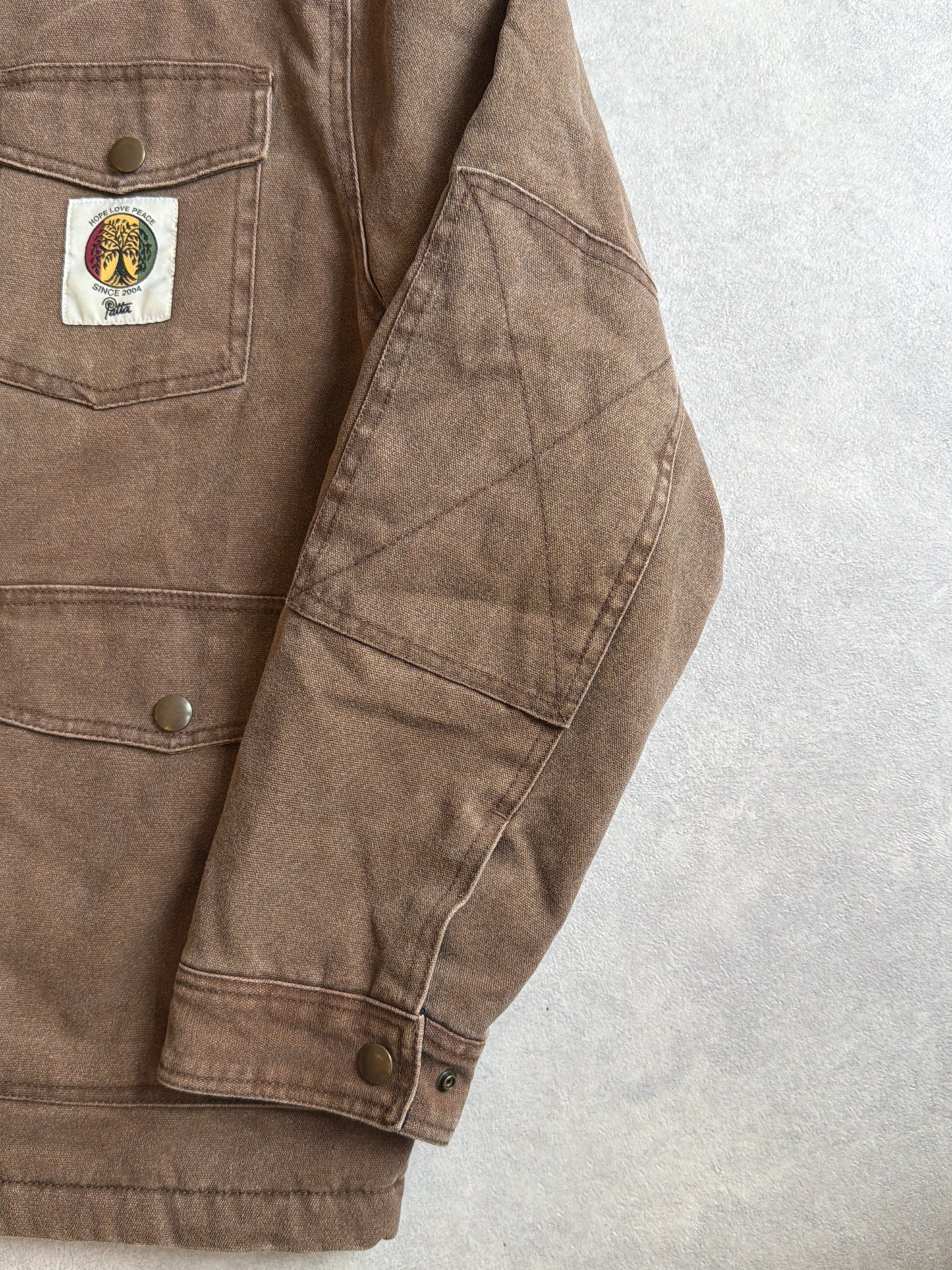 Patta Workwear jacket ' Hope Love Peace' Medium