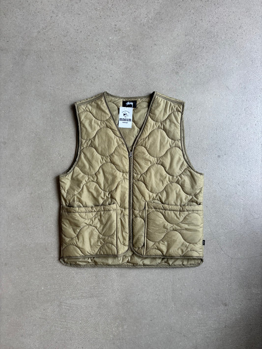 Stussy Quilted Liner Vest Green Large